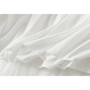 ebossy Tulle Skirt for Women – Elegant High Waist Design