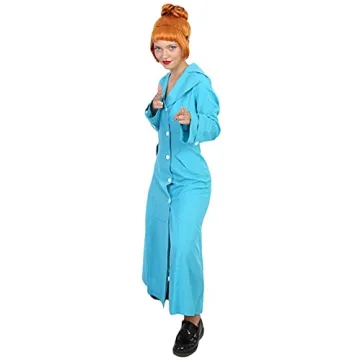 Adult Women's Aqua Blue Spy Costume for Halloween Fun