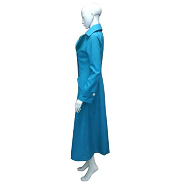 Adult Women's Aqua Blue Spy Costume for Halloween Fun
