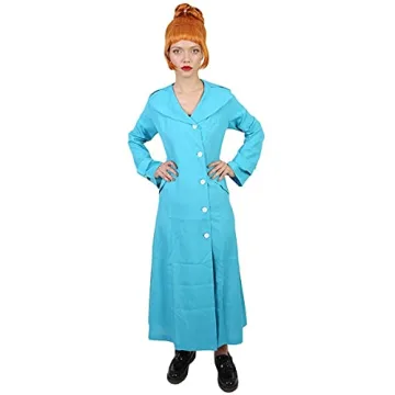 Adult Women's Aqua Blue Spy Costume for Halloween Fun
