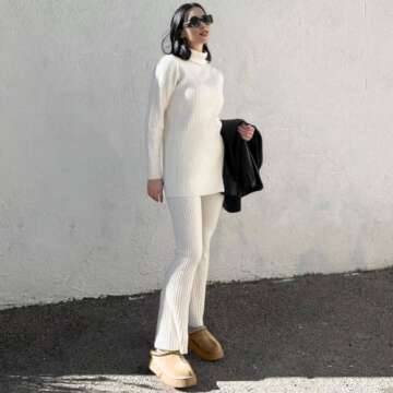 metricfalcon Women's Platform Mini Boots Slippers for Women Indoor Slippers Slip on Fur Fleece Lined Suede Short Ankle Boots