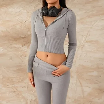 Buy Passec Y2K Knit 2 Piece Outfit Great for Casual Wear