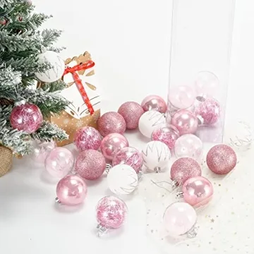 Beautiful CHICHIC 28Pcs Christmas Ornaments Set