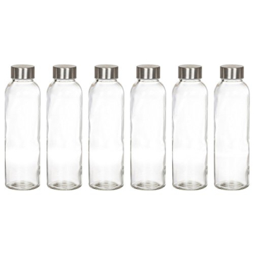 Eco-Friendly Estilo Glass Bottles 18 oz - 6 Pack