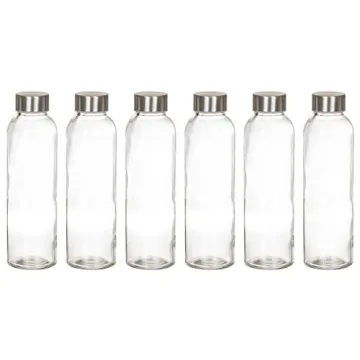 Eco-Friendly Estilo Glass Bottles 18 oz - 6 Pack