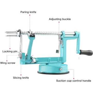 Durable Apple Peeler Corer with Suction Base