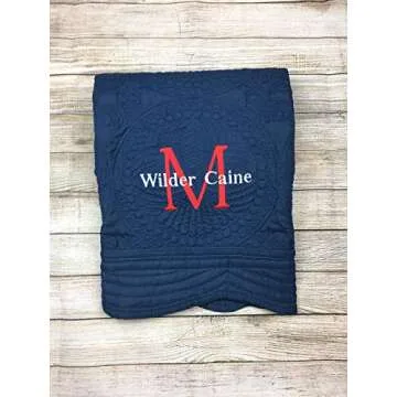 Personalized Monogrammed Baby Quilt for Unique Gifts