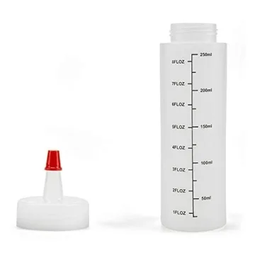 Foraineam 12-Pack 8 oz. Squeeze Bottles for Cooking & Crafting