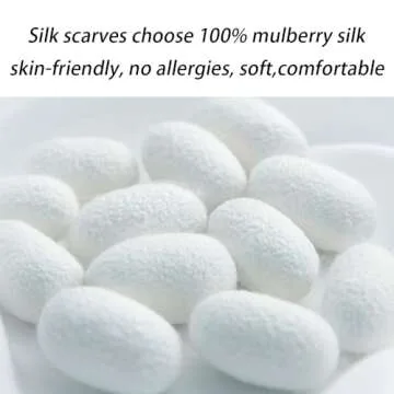 Weximil 100% Mulberry Silk Neck Scarf - 21'' x 21'' Lightweight Neckerchief - Women Men Small Square Digital Printed Scarves Gift Packed （Green）