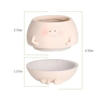 Smiley Face Self-Watering Planter - Perfect Gift for All Occasions