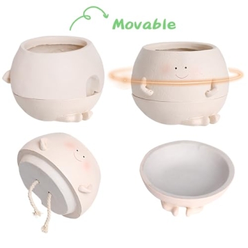 Smiley Face Self-Watering Planter - Perfect Gift for All Occasions