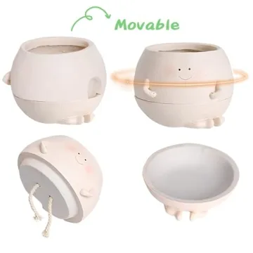 Smiley Face Self-Watering Planter - Perfect Gift for All Occasions