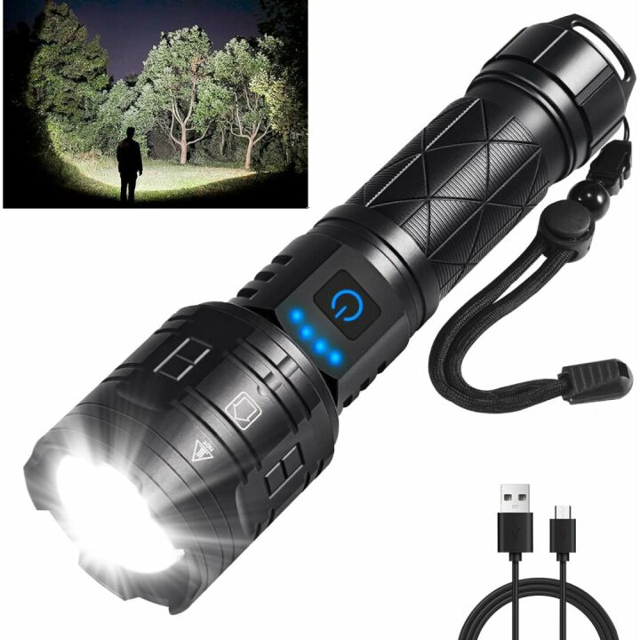High Lumens Tactical Flashlight | 990000LM Waterproof