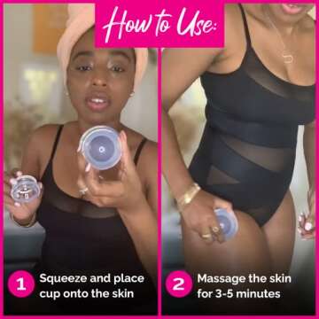 Cheeky Cups Anti-Cellulite Massage Cup Set for Body Contouring
