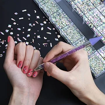 Artdone 3830pcs Nail Art Rhinestones for Creative Crafts