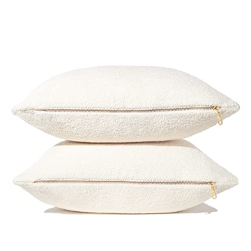 MOBHREEN Elegant Throw Pillow Covers Set for Home Decor