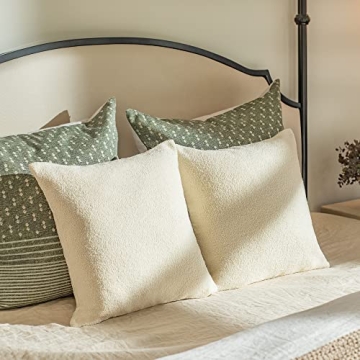 MOBHREEN Elegant Throw Pillow Covers Set for Home Decor