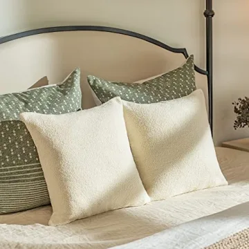 MOBHREEN Elegant Throw Pillow Covers Set for Home Decor