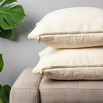 MOBHREEN Elegant Throw Pillow Covers Set for Home Decor