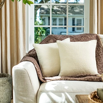 MOBHREEN Elegant Throw Pillow Covers Set for Home Decor