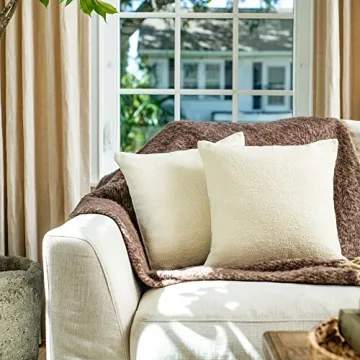 MOBHREEN Elegant Throw Pillow Covers Set for Home Decor