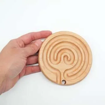 Pocket Labyrinth: Mindfulness & Stress Relief Tool for All Ages