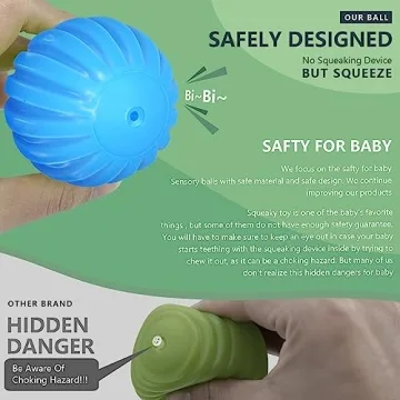 ROHSCE Sensory Balls for Baby Fun Developmental Toys