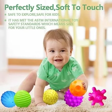 ROHSCE Sensory Balls for Baby Fun Developmental Toys