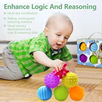 ROHSCE Sensory Balls for Baby Fun Developmental Toys