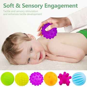 ROHSCE Sensory Balls for Baby Fun Developmental Toys