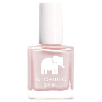 ella+mila Dream Collection - My Fantasy Fast Drying Nail Polish - Pearly Pale Pink Vegan Nail Polish...