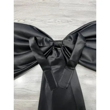 Elegant Saqulopr Big Bow for Wedding Dresses with 100cm Tail