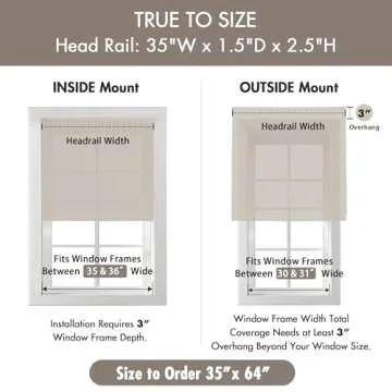 Madison Park Galen Cordless Roman Shades for Stylish Privacy