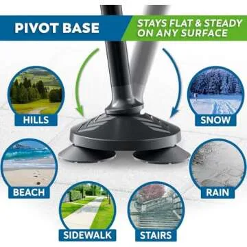 HONEYBULL Walking Cane - Adjustable & Foldable for Adults