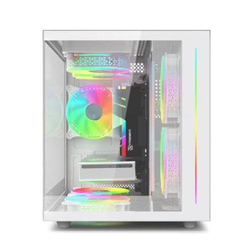 Suevery Prebuilt AMD Ryzen Gaming Desktop with 16GB RAM