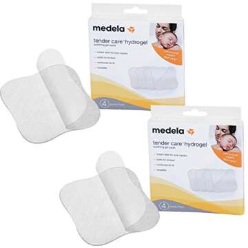 Medela Tender Care Hydrogel Pads - Ultimate Relief for Nursing Moms, 2 Pack
