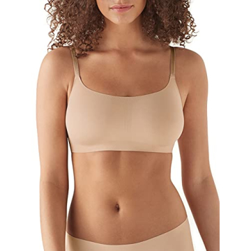True & Co Womens True Body Scoop Adjustable Strap Bra, Dulce, L 36C-D 38A-B US