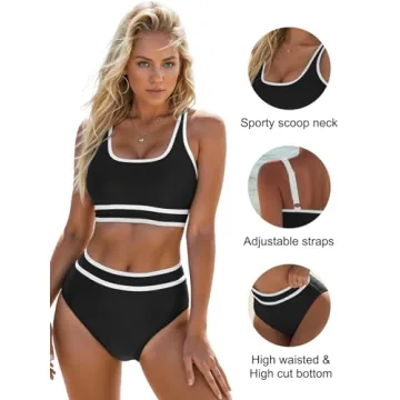 Blooming Jelly High Waist Bikini Sets for Stylish Comfort