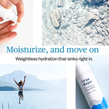 Ursa Major Hydrating Daily Moisturizer | Vegan, Cruelty-Free | Fortifying Face Balm | Calming, Soothing, Facial Lotion for All Skin Types | Fragrance Free | 2.5 ounces