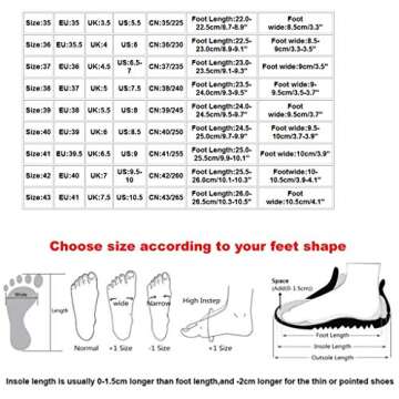 HENWERD Women's Chunky Heel Knee High Boots Comfortable Pointed Toe Western Cowboy Boots (White,5.5 US)