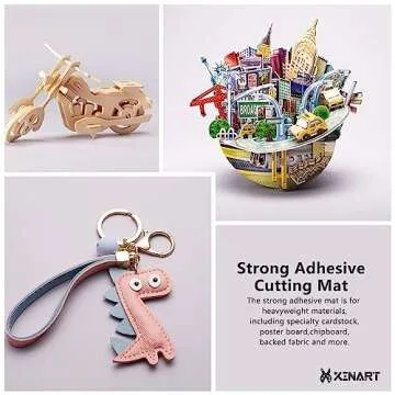Cutting Mats for Cricut Maker 3,Explore 3,Maker,air 2,12x12 inch Standard+Light+Strong Grip 3 Mats Xinart 12x12" Variety Adhesive Replacement Cut Mats for Cricut