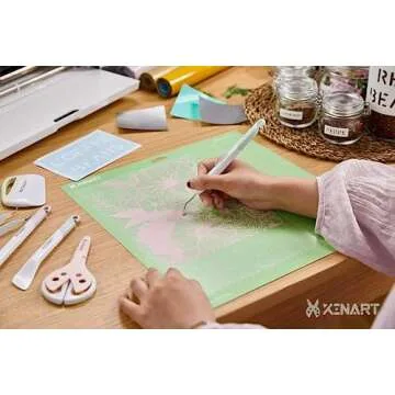 Cutting Mats for Cricut Maker 3,Explore 3,Maker,air 2,12x12 inch Standard+Light+Strong Grip 3 Mats Xinart 12x12" Variety Adhesive Replacement Cut Mats for Cricut