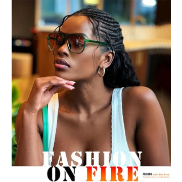 FEISEDY Retro Aviator Sunglasses Stylish UV400 Protection