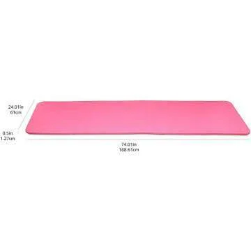 Durable 1/2-Inch Amazon Basics Yoga Mat for Comfort