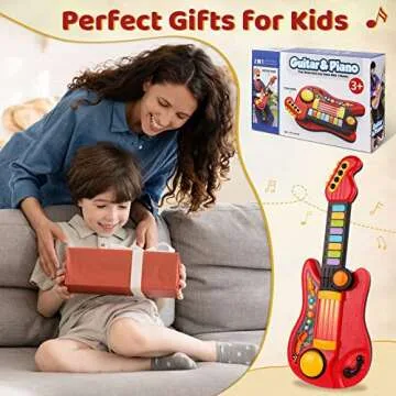 Kids Guitar 2 in 1 Musical Instruments for Children