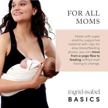 Ingrid & Isabel Nursing Sports Bra for Active Moms