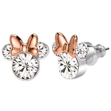 Disney Crystal Minnie Mouse Jewelry Set for All Ages