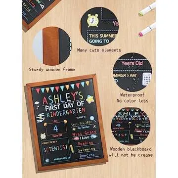 Reusable Chalkboard for First and Last School Days