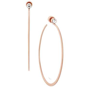 Michael Kors Rose Gold Hoop Earrings for Women