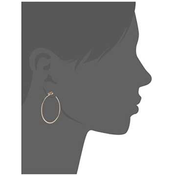 Michael Kors Rose Gold Hoop Earrings for Women